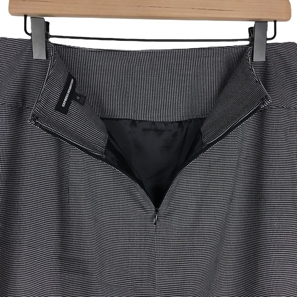 EXPRESS Design Studio Pencil Skirt Side Ruffle Detail Minimalist Career Size 10 - Picture 5 of 11